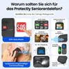 Protectly® Seniorenhandy 4G – große Tasten, SOS-Taste, Produktbild-Vorschau 4
