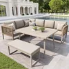 Merax Gartenmöbel Set für 6–8 Personen mit PE Rattan, Produktbild-Vorschau 2