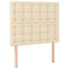 The Living Store Boxspringbett mit Matratze Creme 90x200 cm Produktbild-Vorschau 6
