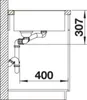 BLANCO AXIA III 6 S-F, SILGRANIT® PuraDur®, weiß, Becken Produktbild-Vorschau 6