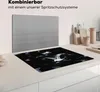 KitchenYeah© Herdabdeckplatte Vogel - Schwarz - Schwarm , Produktbild-Vorschau 3