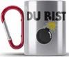Trendation - Du Bist Bombe Lustige Edelstahl Tasse Produktbild-Vorschau 1