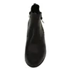 A black ankle boot is shown from the front against a white background. Anteprima dell’immagine prodotto
