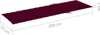 vidaXL Sonnenliegen-Auflage Weinrot 200x70x3 cm Produktbild-Vorschau 21