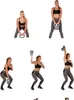 A collage of images showing a woman performing kettlebell exercises. Podgląd zdjęcia produktu