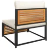 The Living Store 6-tlg. Garten-Sofagarnitur mit Kissen Produktbild-Vorschau 9