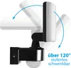LED Außenleuchte mit Bewegungsmelder Schwenkbar Schwarz | Produktbild-Vorschau 11