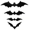 60 Stück Schwarze Fledermaus 3D Wandsticker als Deko Produktbild-Vorschau 3
