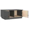 The Living Store Couchtisch Grau 80x50x35 cm Massivholz Produktbild-Vorschau 7