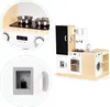 Ecotoys Drewniana kuchnia XXL z diodami LED i tablicą Podgląd zdjęcia produktu 8