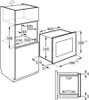 AEG Electrolux 60cm Einbau-Mikrowelle LMS2203EMK Maße Produktbild-Vorschau