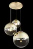Globo Lighting VARUS Hängeleuchte Metall goldfarben, 3xE27, Produktbild-Vorschau 7