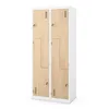 A product shot of a two-column locker with wood-effect doors. Anteprima dell’immagine prodotto