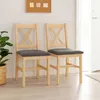 lot de 2 chaises de salle à manger HWC-F77, fauteuil de Voir les images du produit 9