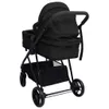 vidaXL 2-in-1 Kinderwagen Anthrazit und Schwarz Stahl Produktbild-Vorschau 14