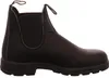 Side view of a black leather Chelsea boot. Náhľad obrázku produktu