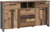 Sideboard CLIF 3 Türen 2 Schubladen Optik: Old Wood Vintage Produktbild-Vorschau 21
