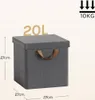 WOLTU Faltbare Aufbewahrungsboxen 5 Stück, mit Deckel Produktbild-Vorschau 3