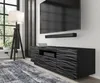 Mobile TV AURA 150 cm SAHARA nero satinato - a sospensione Anteprima dell’immagine prodotto 8
