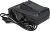 A black Bosch battery charger with a power cord is shown on a white background. Náhled obrázku produktu