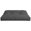 vidaXL Palettenkissen Schwarz 80x80x12 cm Stoff Produktbild-Vorschau 5