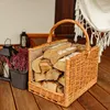 Creative Home Rieten Mand met Handvat Jute, 50 x 34 x 50 cm Productafbeelding-voorbeeld 3