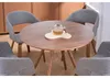 Miliboo - Design-Esstisch rund Nussbaum D90 ARTIK Produktbild-Vorschau 2