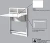 Skye Decor, Bracked - White, skládací stoly, bílé, 70 x 96 Náhled obrázku produktu 5