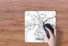 MuchoWow® Mauspad Mousepad Halle - Karte - Stadtplan 30x30 Produktbild-Vorschau 3