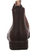 The back view of a brown leather Blundstone boot. Náhľad obrázku produktu