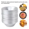 25 moules à gâteaux aux œufs en aluminium, petit moule à Voir les images du produit 9