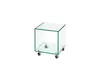 Beistelltisch >7/177< in Klarglas, Glas - 38x44x38cm Produktbild-Vorschau 3