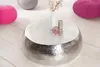 riess-ambiente Table basse ronde ORIENT 80 cm argent métal Voir les images du produit 2