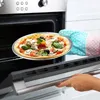 Set de 4 plaques à pizza 29 cm Rond en acier inoxydable Voir les images du produit 5
