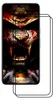 A smartphone screen protector with a dark, graphic image of a tiger's face in samurai armor. Produktbild-Vorschau