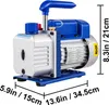 VEVOR 2-stupňová výveva 9CFM Vákuová výveva  formy A/C Deep Náhľad obrázku produktu 9