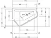 Badewanne PAIOVA 5 Ecke links, 1770x1300mm weiß weiß Produktbild-Vorschau 6