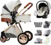 Kombinovaný kočárek 3 v 1 Kočárek Royal Luxury Leather Náhled obrázku produktu 1