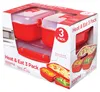Sistema Microwave-Heat & Eat Mikrowellen-Brotdosen Set, 3 Produktbild-Vorschau 4