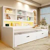 Flieks Tagesbett 90x200cm mit Ausziehbarem Bett, Schlafsofa Produktbild-Vorschau 3