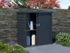 Garten-Aufbewahrungsschrank - 125 x 80 x 131 cm - Stahl - Produktbild-Vorschau 2