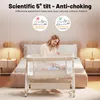 OYAJIA Beistellbett 3 in 1 Beistellbett Stubenwagen Produktbild-Vorschau 6
