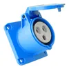 Presa CEE da incasso diritta 230V 16A 3P 70x70 mm Anteprima dell’immagine prodotto 1