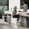 HOMCOM Barhocker 2er Set, Klappbar Barstuhl mit Produktbild-Vorschau 8
