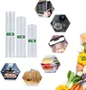 A collage of images showcasing vacuum sealing bags and related kitchen activities. Produktbild-Vorschau