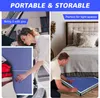 Tischtennisplatte klappbar, Netz & Schläger im Set, blau, 6 Produktbild-Vorschau 7