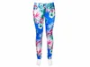 549042 Passport Damen Hose Blau mit Blumenmuster Gr. 38 – Produktbild-Vorschau 2
