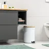 eluno Poubelle, poubelle à pédale, capacité 12 litres en Voir les images du produit 2
