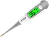 A digital thermometer with a green display showing a temperature reading. Produktbild-Vorschau