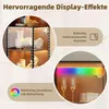 Vitrine AIORBER de 160 cm de haut avec éclairage LED et Voir les images du produit 5